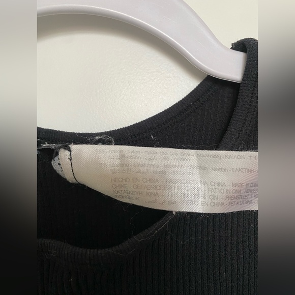 Zara Ribbed Racer Tank - M/L - Picture 4 of 4